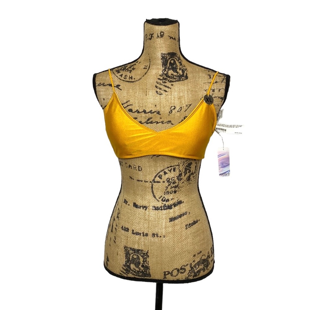 Yellow Bikini Top XL